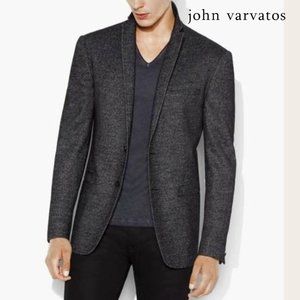 John Varvatos Star USA Luxe Wool Tweed Slim Fit Dinner Jacket